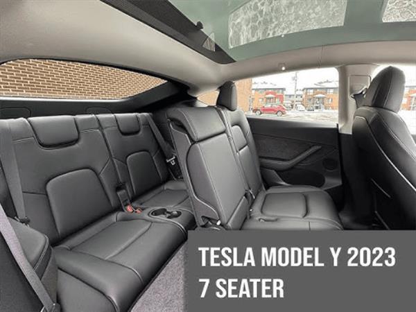 Exposing Tesla's redesigned Model Y to mass-produce a six-seat version next month is also on the way.